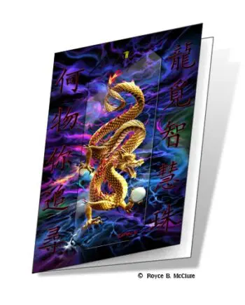 Golden Dragon 3D Gift Card