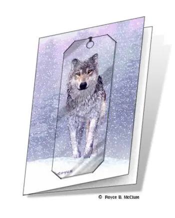 Snow Wolf 3D Gift Card