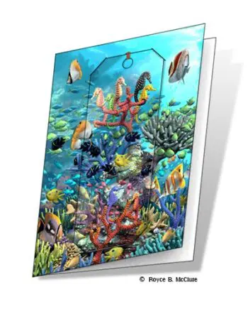 Waterworld (Seahorses) 3D Gift Card