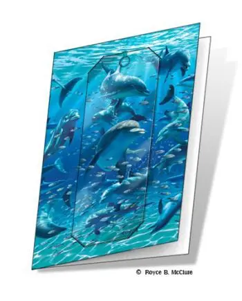 Dolphins 3D Gift Card