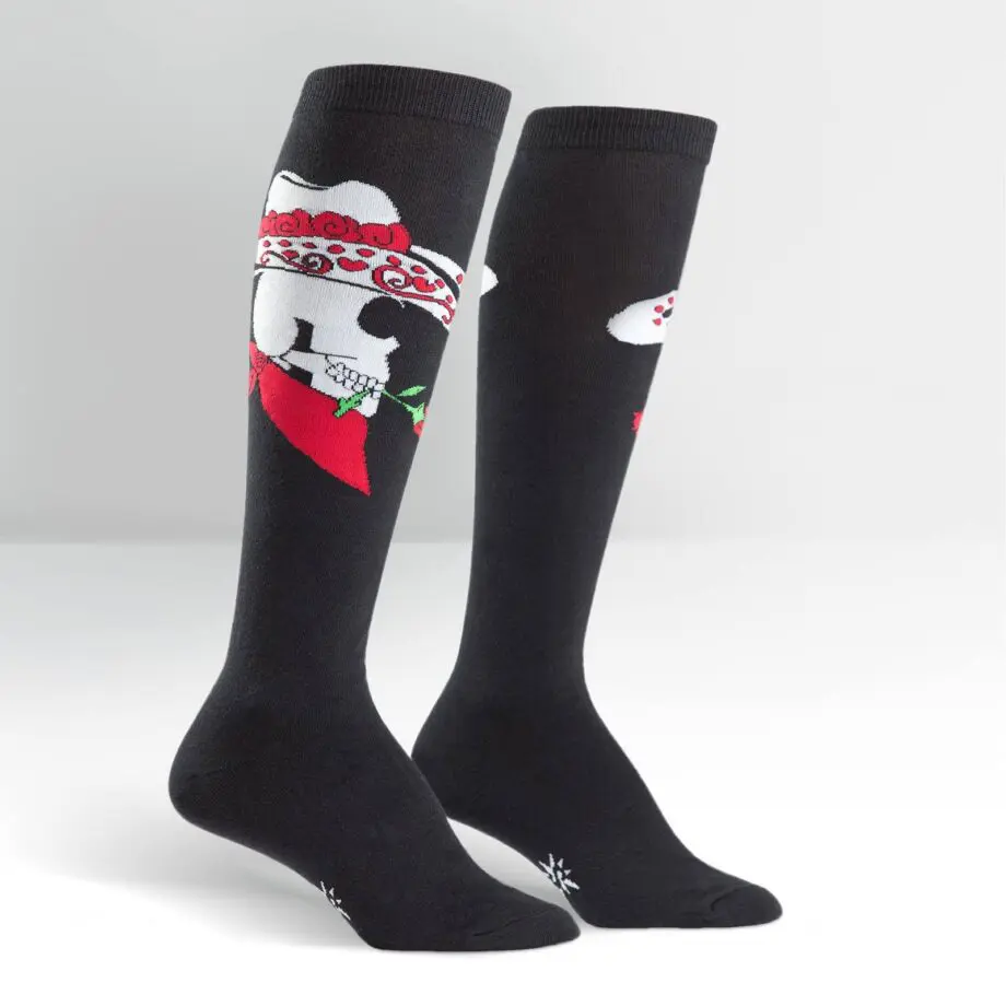 Dead or alive design women's novelty knee high socks