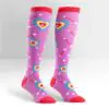 Cupid Bullseye design women's novelty knee high socks