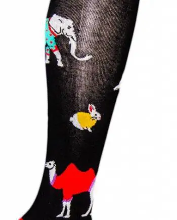 Sweater Sarfari design women's novelty knee high socks