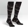 Stellar Whales women's knee high socks