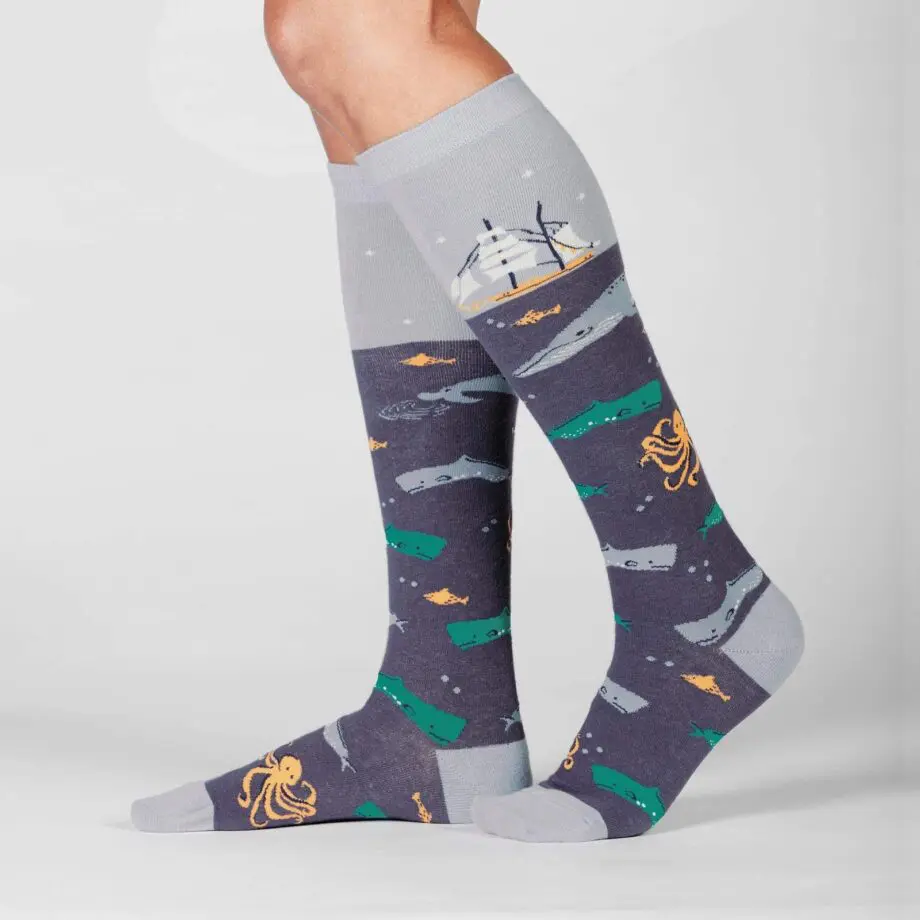 Sea Voyage women's novelty knee high socks