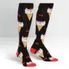 Kitty Cone design women's knee high socks