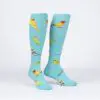 Pretty Birds design women's novelty knee high socks