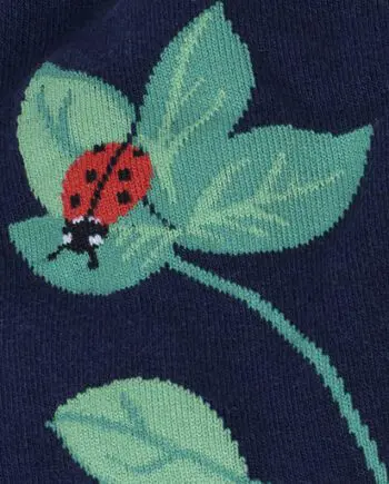 Luck be a ladybug design women's novelty knee high socks