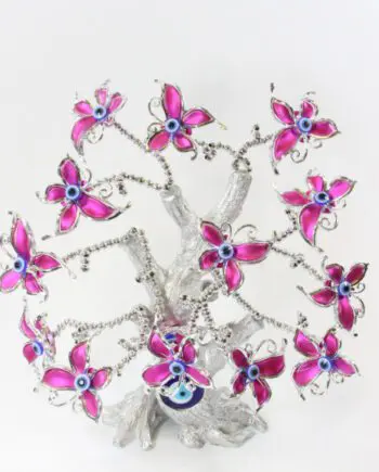 "Fuchsia Butterfly" Lucky Tree Design