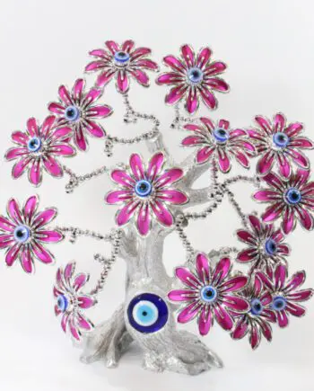 "Fuchsia Daisy" Lucky Tree Flower Design