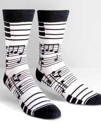 Foot Notes Men's novelty crew socks