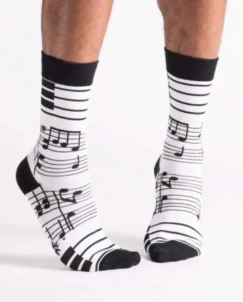 Foot Notes Men's novelty crew socks