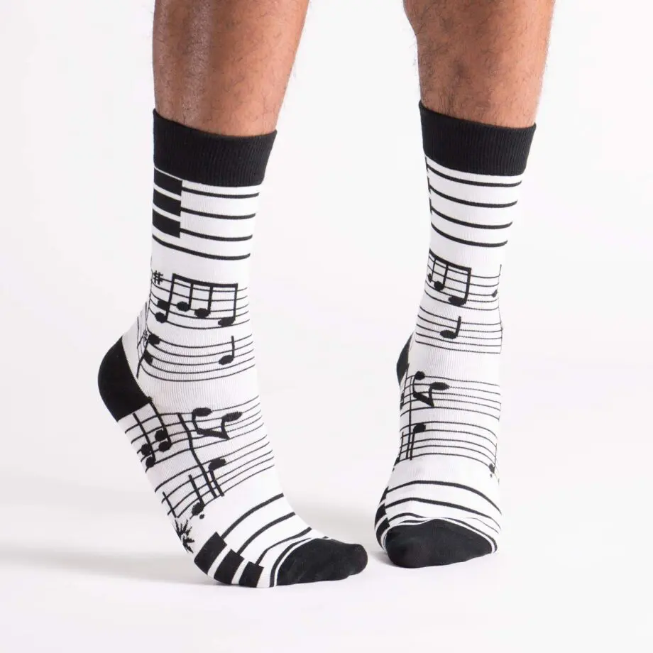 Foot Notes Men's novelty crew socks