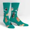 Chew on This design men's novelty crew socks