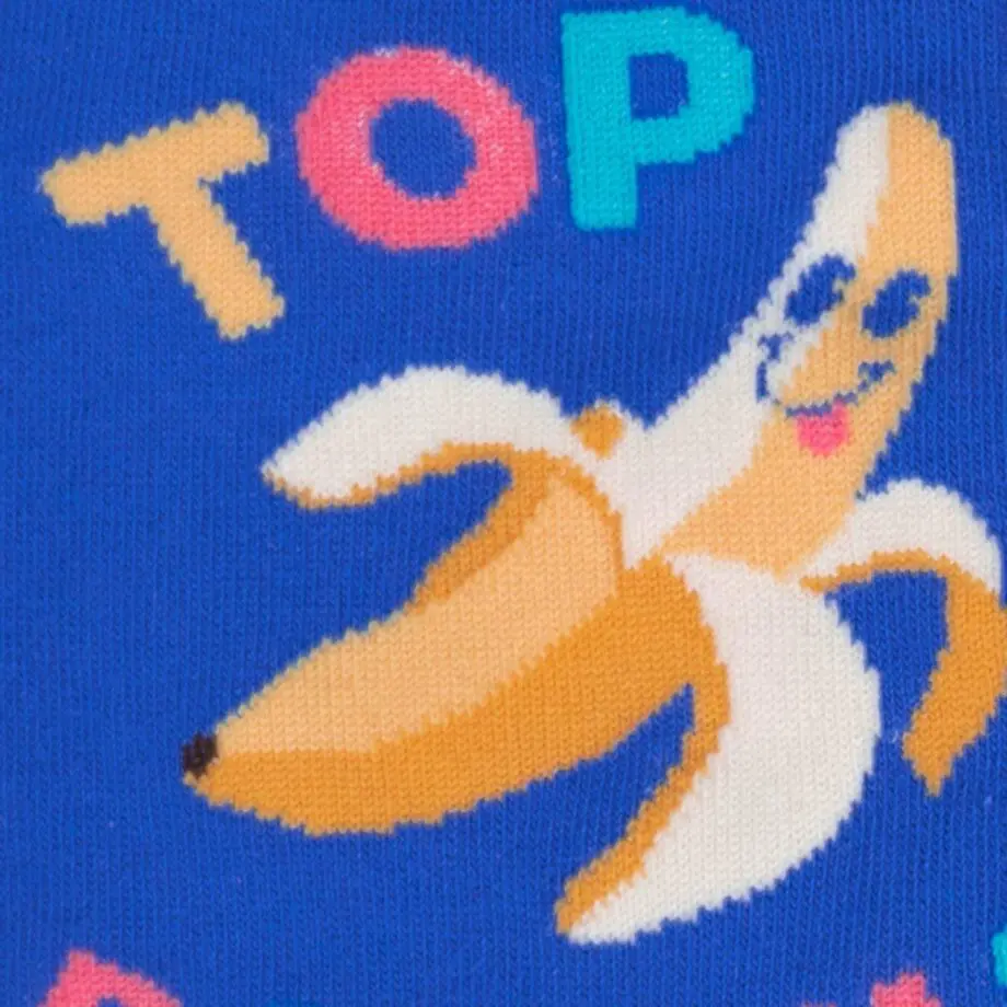 Top Banana design men's novelty crew socks