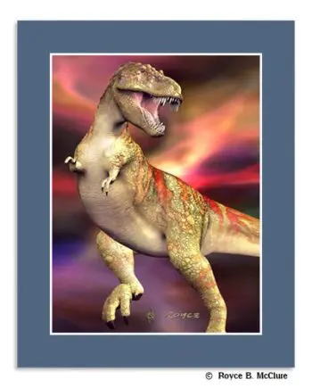 T-Rex mini-poster