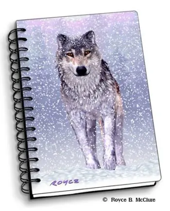 Snow Wolf Notebook