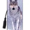 Snow Wolf bookmark