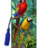 Scarlet & Blue Macaws bookmark