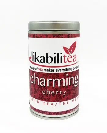 Likabilitea "Charming Cherry" Loose Leaf Green Tea - 75g