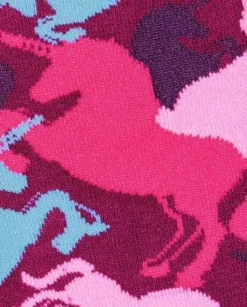 Mythical Unicorn design novelty crew socks