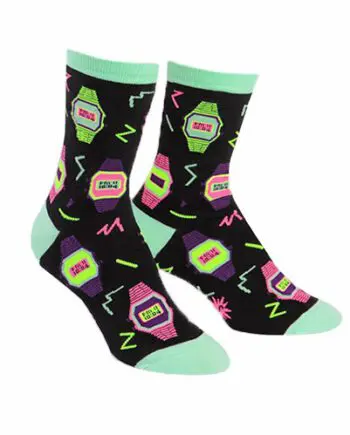 Just in Time design women's novelty crew socks