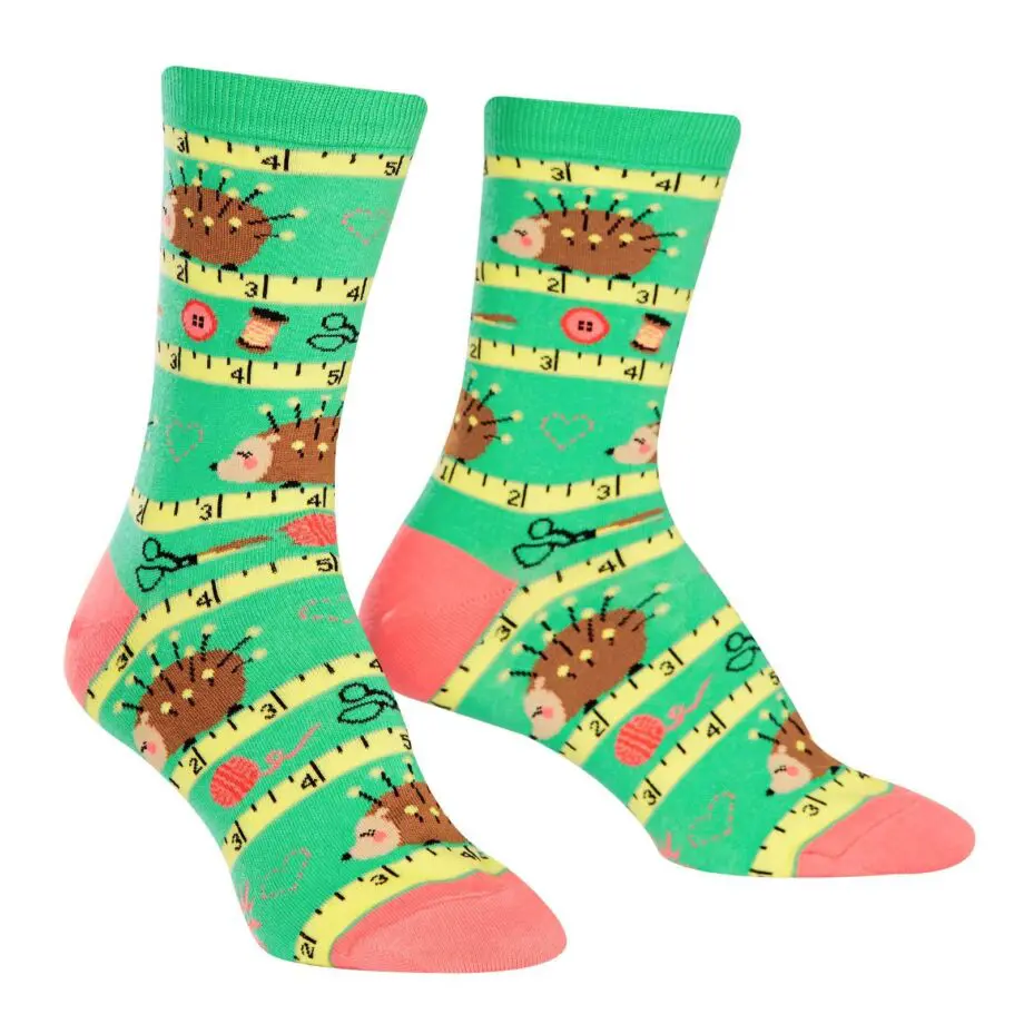 Sew Crafty women's novelty crew socks