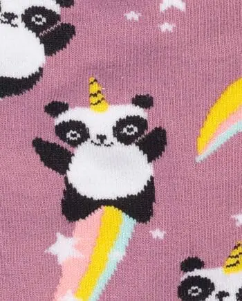 Pandacorn women's novelty crew socks