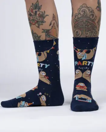 Party Hardly design wmone's novelty crew socks