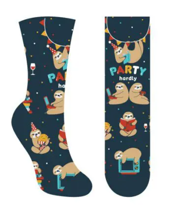 Party Hardly design wmone's novelty crew socks