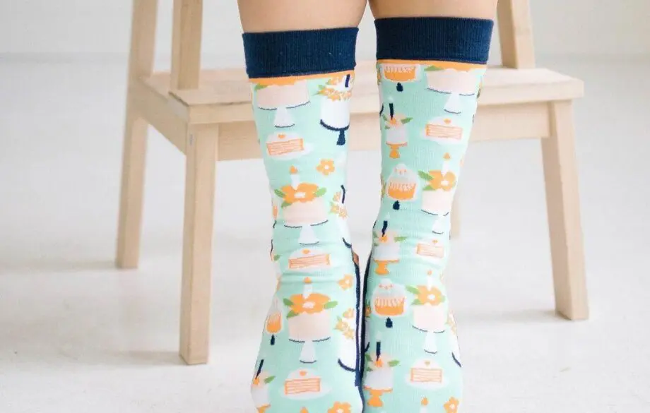 "Birthday Girl" Unisex Novelty Crew Socks by Woven Pear