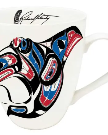 "Killer Whale Design" 18 oz. Signature Mug by Artist Richard Shorty