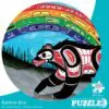 "Rainbow Bear" Puzzle 500 Pieces Round by Artist Richard Shorty