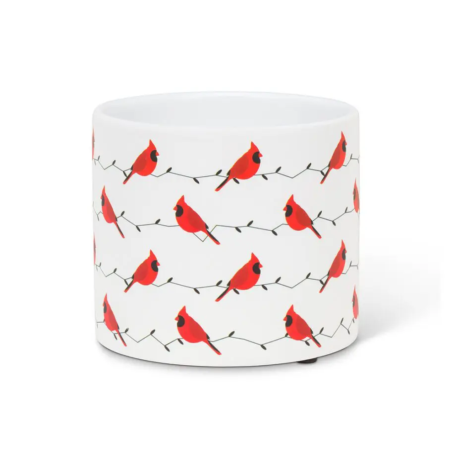 Allover Cardinal Planter