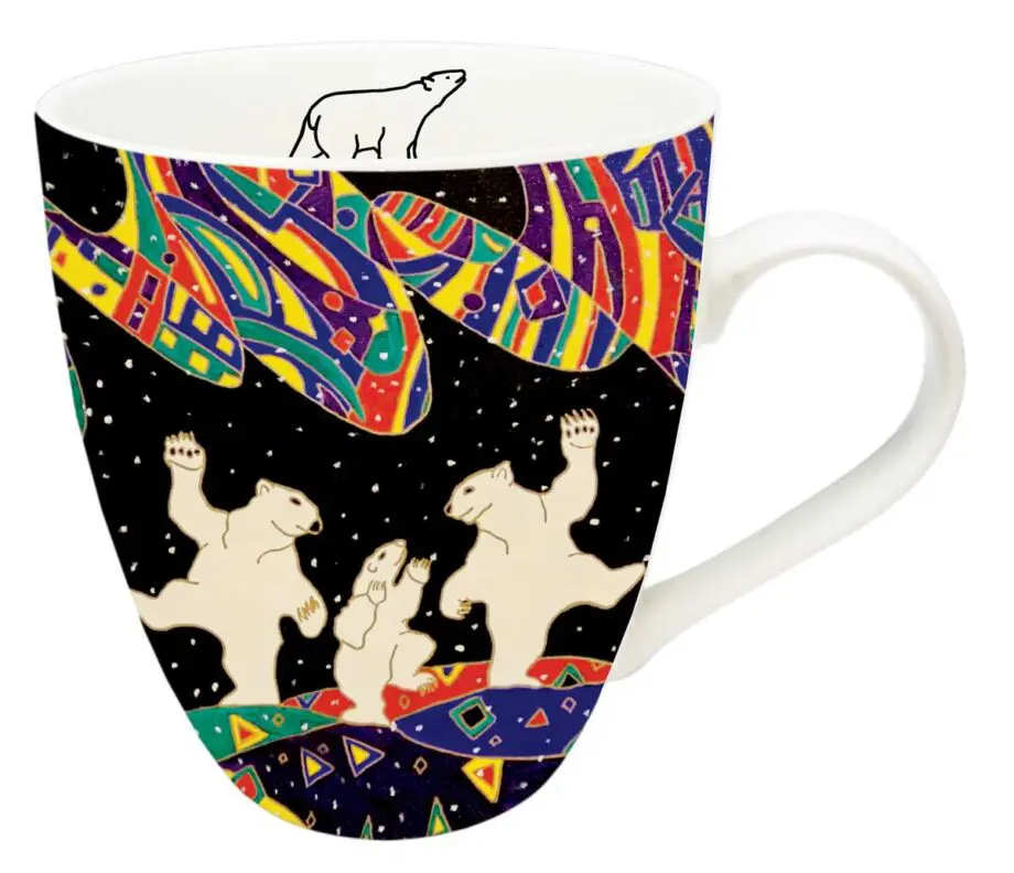 "Dancing Bears" 18 oz. Signature Mug by Artist Dawn Oman