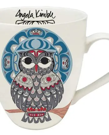 "Owl" 18 oz. Signature Mug by Artist Angela Kimble