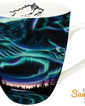 "Sky Dance – Eagles Over The Sky" 18 oz. Signature Mug by Artist Amy Keller-Rempp