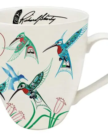 "Migration" (Hummingbirds) 18 oz. Signature Mug by Artist Richard Shorty