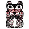 Haida Grizzly Bear Trivet by Clarence Mills Indigenous Art