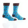 Blue Jay Design Men's Novelty Crew Socks by Yo Sox