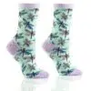 Dragonflies design Women's novelty crew socks by Yo Sox