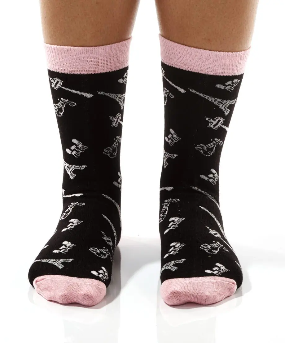 Paris Women's Novelty Crew Socks by Yo Sox