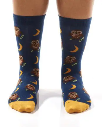 Night Owl Women's Novelty Crew Socks by Yo Sox