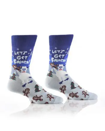 "Get Baked" Men's Novelty Crew Socks by Yo Sox