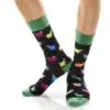 "Hangry Hippo" Men's Novelty Crew Socks by Yo Sox