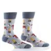 "Top Dog" Men's Novelty Crew Socks by Yo Sox