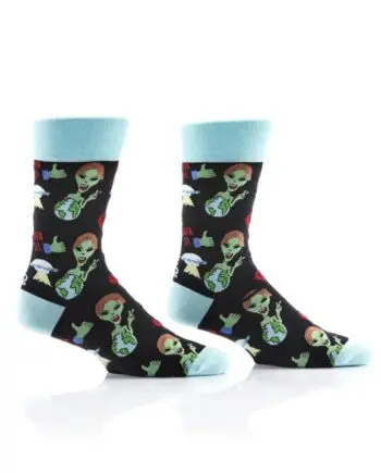 "World Peace" Men's Novelty Crew Socks by Yo Sox