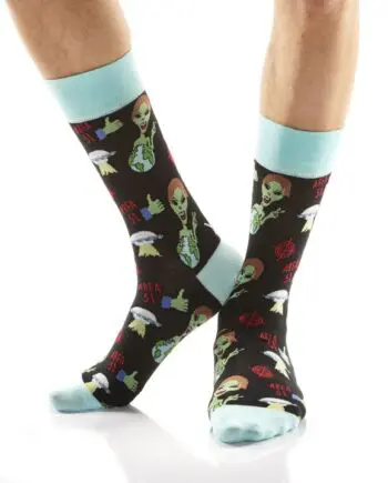 "World Peace" Men's Novelty Crew Socks by Yo Sox