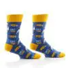 Chill Time Men's Novelty Crew Socks by Yo Sox