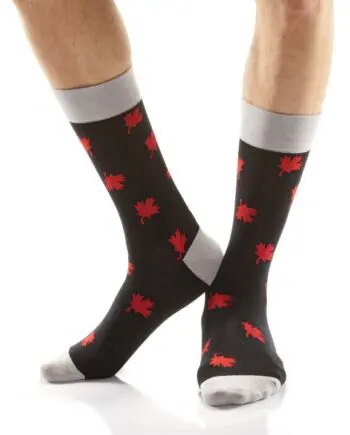 "Canada Eh" Men's Novelty Crew Socks by Yo Sox